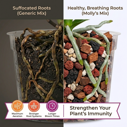 Molly's Orchid Mix - Premium Soilless Orchid Potting Mix