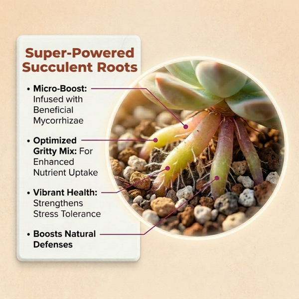 Molly's Succulent Mix - Premium Gritty Soilless Potting Mix for ...